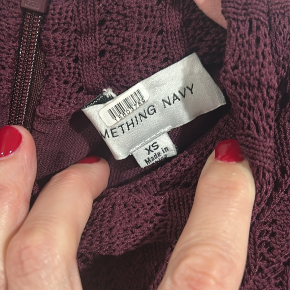 Something Navy Asymmetrical Dress, RTR - Picture 8 of 10